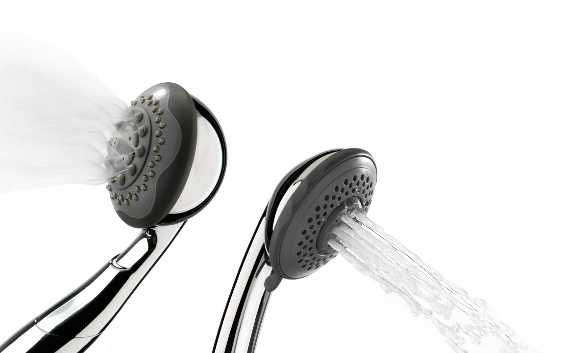 showerheads and bacteria